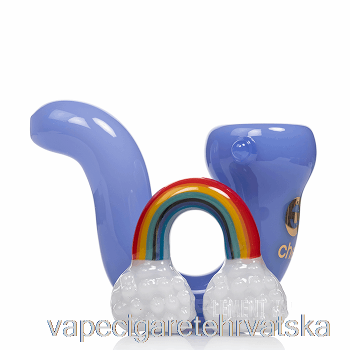 Vape Hrvatska Cheech Staklo Rain 'n' Rainbows Hand Pipe Purple